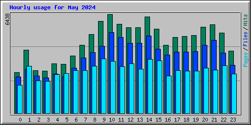 Hourly usage for May 2024