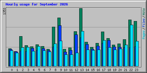 Hourly usage for September 2026