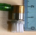 Miniaturní turbína Setur pohánějící zubní kartáček